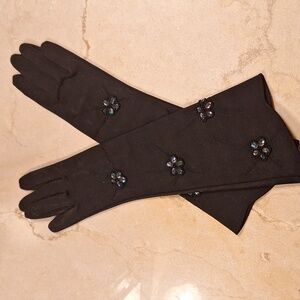 Formal black gloves
